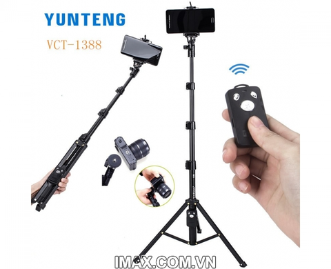 Gậy tự sướng Yungteng 1388, có điều khiển blutooth
