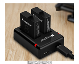 Sạc đôi Kingma for GoPro Hero 8 Black, Hero 7/6 Action Cameras KIT-GP8-BM042