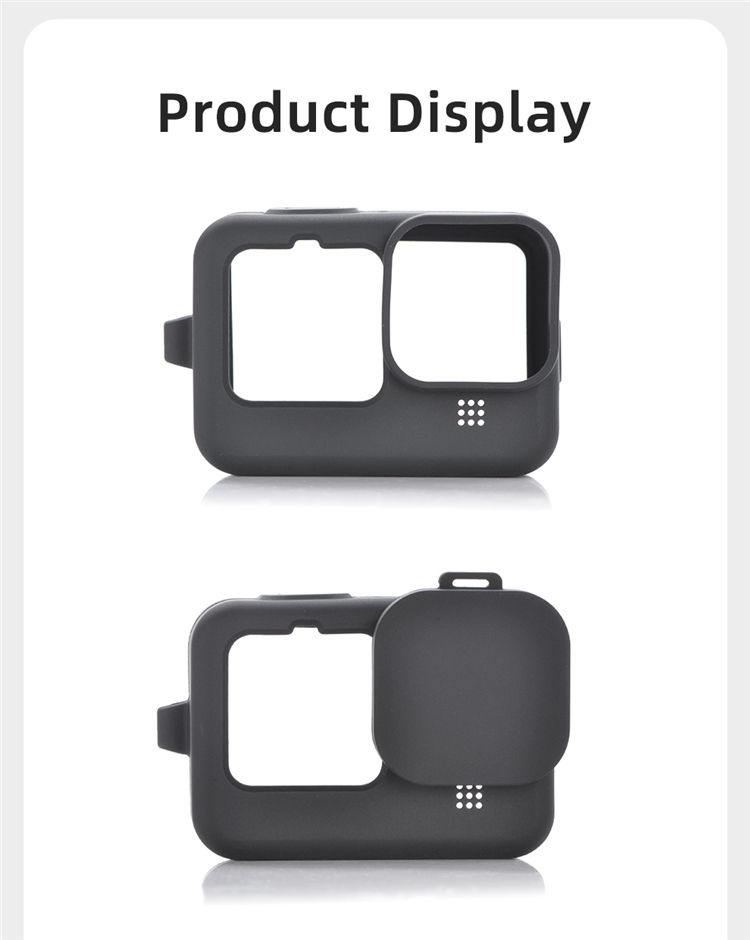 Vỏ silicone cho máy ảnh KingMa cho máy ảnh Gopro Hero 9 Black