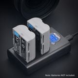 Bộ 2 pin 1 sạc đôi Kingma cho Nikon EN-EL3E Ver 2
