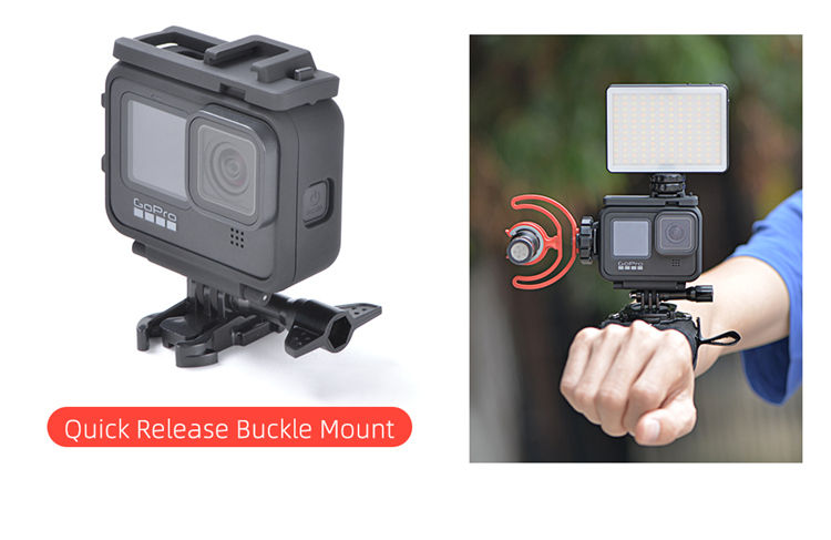 Camera Hành Động KingMa Khung Bảo Vệ Bằng Nhựa Cho Gopro Hero 9 Black
