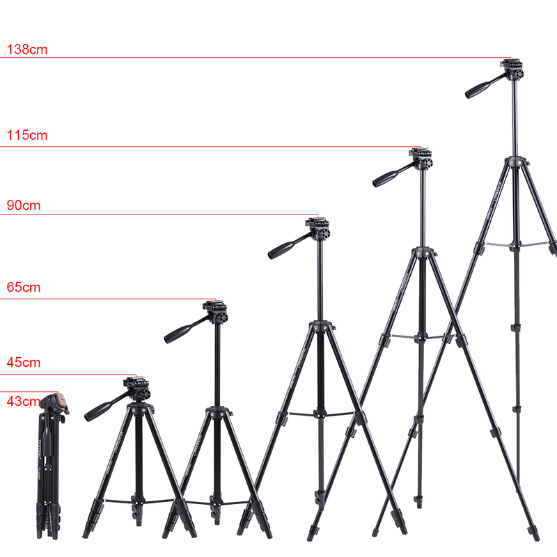 YUNTENG VCT-681 Professional Camera Tripod Flexible Tripod for Digital DSLR SLR Camera Yunteng 681
