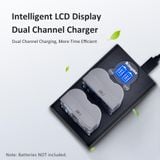 Bộ 2 pin 1 sạc đôi Kingma cho Nikon EN-EL3E Ver 2