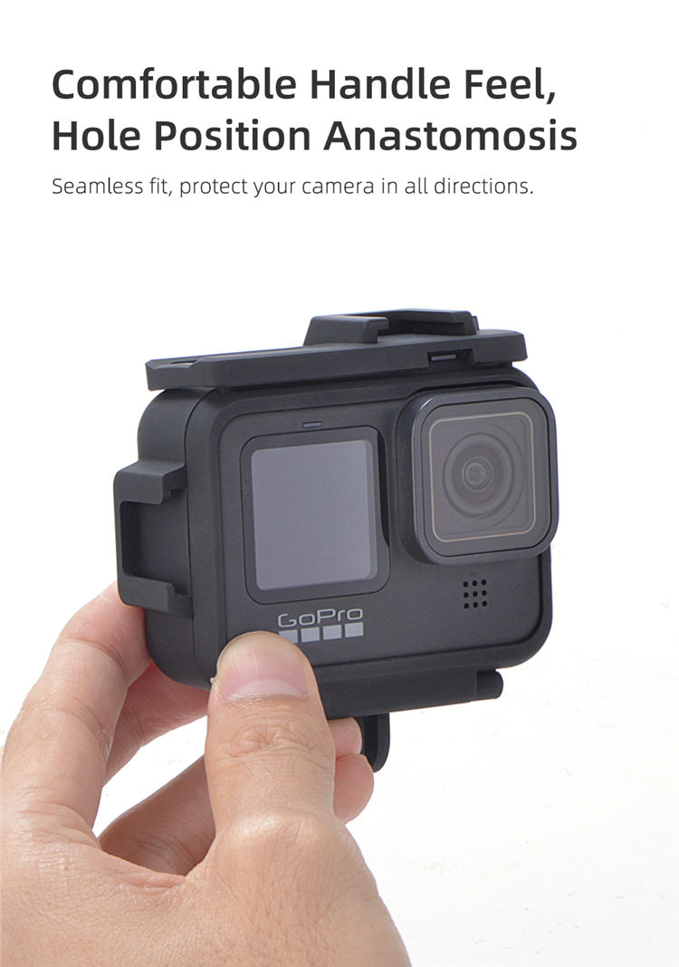 Camera Hành Động KingMa Khung Bảo Vệ Bằng Nhựa Cho Gopro Hero 9 Black