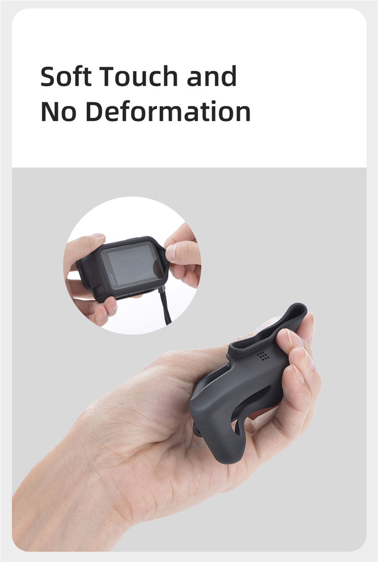 Vỏ silicone cho máy ảnh KingMa cho máy ảnh Gopro Hero 9 Black