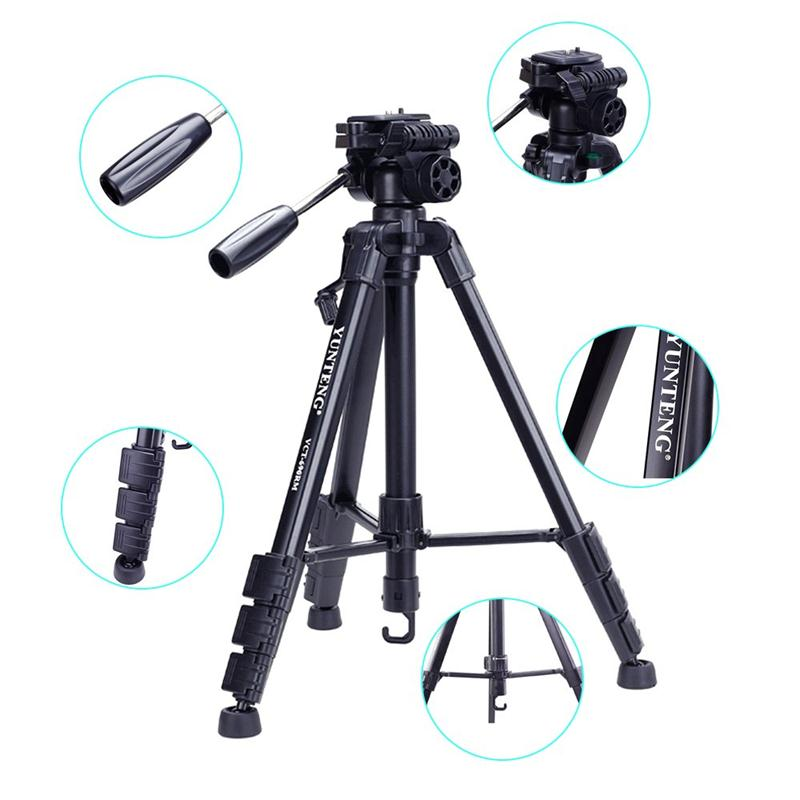 Hot Selling YunTeng 690 Professional Tripod With Damping Head &Carrying Bag for SLR Camera YUNTENG VCT-690