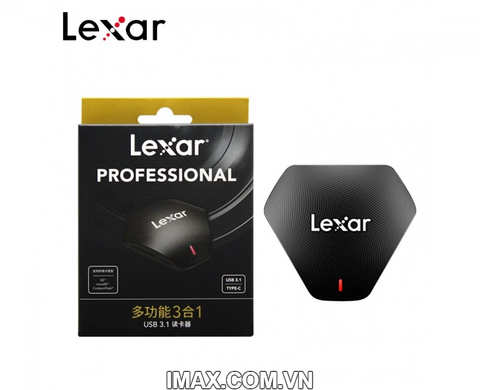 Đầu đọc thẻ Lexar Professional Multi Card 3 in 1 USB 3.1 Reader- LRW500URB