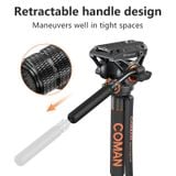 Chân đơn Monopod Coman DX327AQ6, Ball quay cực mượt