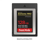 Thẻ nhớ CFexpress Type B card Sandisk Extreme Pro 128GB 1700/1200MB/s