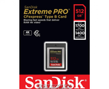 Thẻ nhớ CFexpress Type B card Sandisk Extreme Pro 512GB 1700/1400MB/s