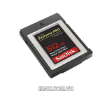 Thẻ nhớ CFexpress Type B card Sandisk Extreme Pro 512GB 1700/1400MB/s