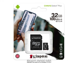 Thẻ nhớ Kingston Micro SDHC 32GB 100MB/s Canvas Select Plus  C10 U1 A1