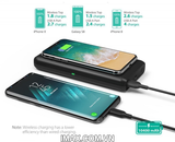 Pin dự phòng kèm sạc không dây RAVPower RP-PB080, 10400mAh with Hyper Air