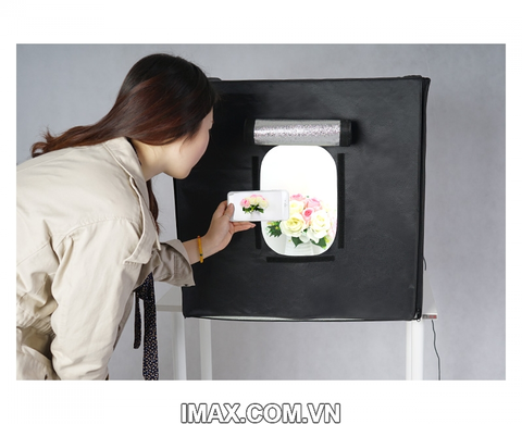 Hộp chụp sản phẩm Eirmai 80 x 80 cm có đèn led
