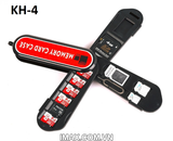 Hộp đựng thẻ nhớ Backpacker KH4 đựng SD, Micro, Sim, có chọc sim