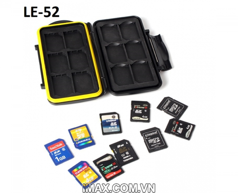 Hộp đựng thẻ nhớ Backpacker LE-52 đựng 12SD