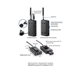 Mic song phin thu âm gài áo không dây SR-WM4C VHF Wireless Microphone Saramonic
