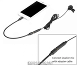 Lavalier Micro Microphone with detachable lightning connector for IOS