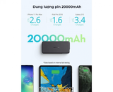 PIN SẠC DỰ PHÒNG RAVPOWER RP-PB201, PD 3.0 60W & QC 3.0 18W - 20000MAH