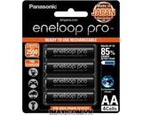 Pin sạc Panasonic Eneloop AA BK-3HCCE/4BT 2550mAh, Hàng chính hãng