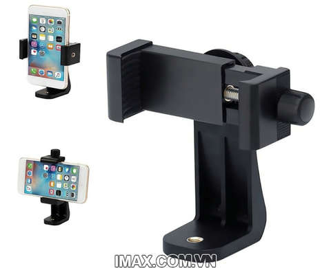 Kẹp điện thoại 2 lỗ xoay 360 độ