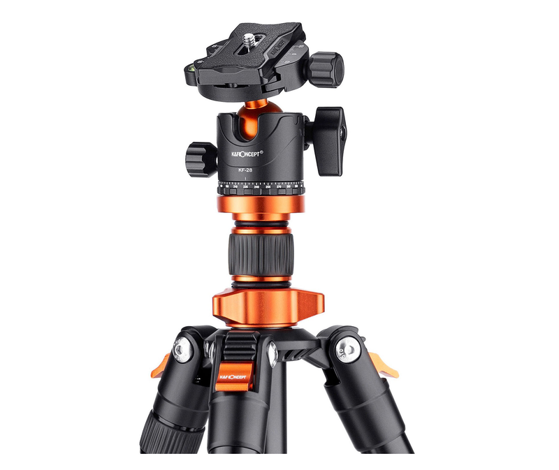 Thiết kế ballhead BH-28L đi kèm hỗ trợ các nhiếp ảnh gia điều chỉnh góc máy ảnh dễ dàng