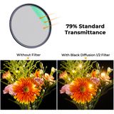 Kính lọc khuếch tán Filter K&F Concept Black Mist 1/2 (79%  Transmittance)