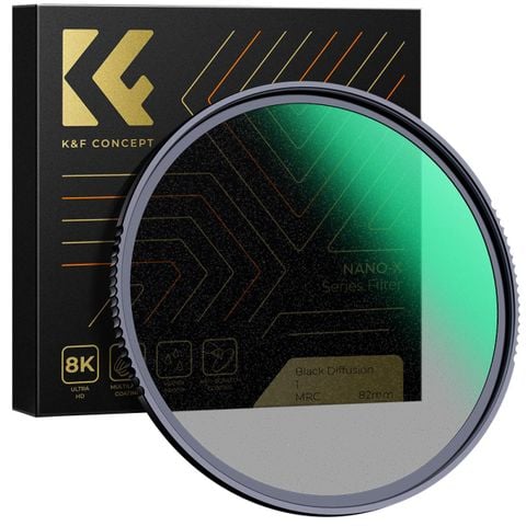 Kính lọc khuếch tán Filter K&F Concept Black Mist 1/1 (74%  Transmittance)