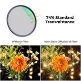 Kính lọc khuếch tán Filter K&F Concept Black Mist 1/1 (74%  Transmittance)