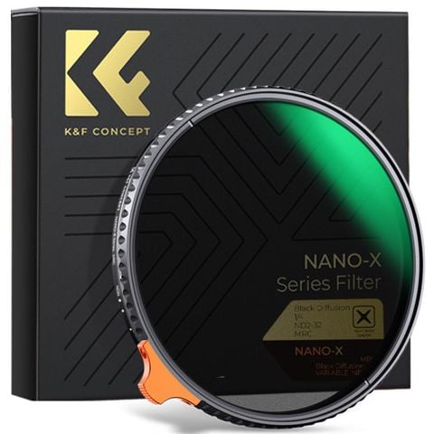 Kính lọc Filter K&F Concept Black Mist 1/4 + ND2-ND32 Nano-X (2 in 1), 49-82mm