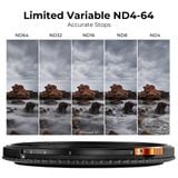 Filter Kính lọc K&F Concept 2 in 1 CPL Nano-X Series + ND4-nd64, 37-82mm