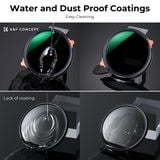 Filter Kính lọc K&F Concept 2 in 1 CPL Nano-X Series + ND4-nd64, 37-82mm