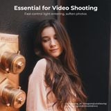 Kính lọc Filter K&FConcept Nano-X Black Diffusion 1/4 & ND2-ND400 (2 in 1), 49-82mm