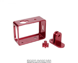 Khung viền kim loại Cho Camera Xiaomi, màu đỏ