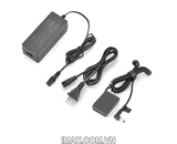 Bộ pin giả KingMa LP-E10 với Bộ chuyển đổi nguồn điện EU plug Power adapter