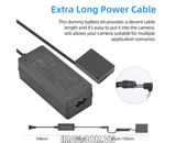 Bộ pin giả KingMa LP-E10 với Bộ chuyển đổi nguồn điện EU plug Power adapter