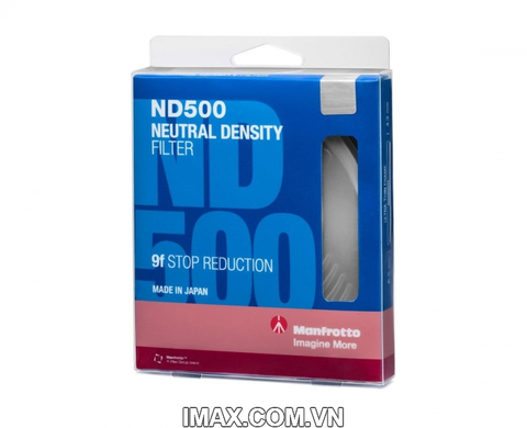 Kính lọc Fiter Manfrotto ND500 62mm