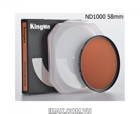 Kính lọc Kingma Pro MC ND1000 58mm, Giảm 10 Stop