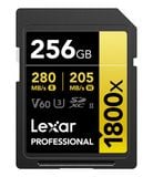 Thẻ nhớ SDXC 256GB Lexar Gold UHS-II 1800X 280/210MB/s