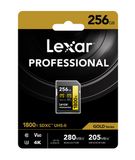 Thẻ nhớ SDXC 256GB Lexar Gold UHS-II 1800X 280/210MB/s