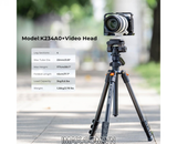 Chân máy ảnh K&F Concept K234A0+Video Head+Mobile Phone Clip - KF09.115