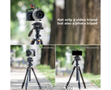 Chân máy ảnh K&F Concept K234A0+Video Head+Mobile Phone Clip - KF09.115