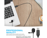 Mic 6M USB Lavalier Microphone for PC & MAC _ SR-ULM10L