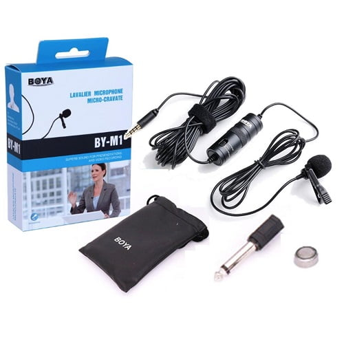 Micro cài áo Boya By-M1 thuyết trình, giảng dạy