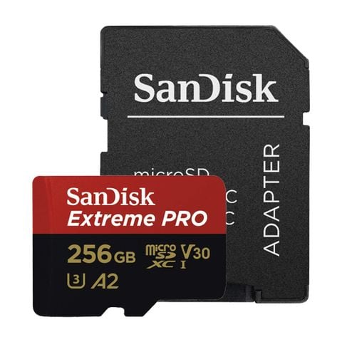 Thẻ nhớ MicroSD 256GB Sandisk Extreme Pro 200 MB/s (Bản mới nhất)
