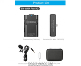 Micro thu âm không dây Boya BY-WM4 Pro K3, Cổng iPhone/iPad