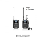 Micro thu âm không dây Boya BY-WM6S thế hệ UHF mới, Chính hãng