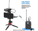 Micro thu âm không dây Boya BY-WM6S thế hệ UHF mới, Chính hãng