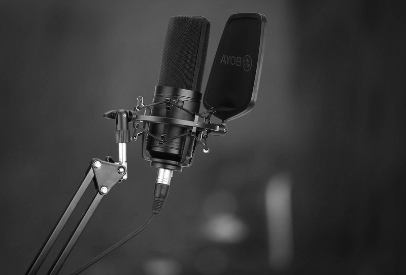 Microphone Boya BY-M1000 với 3 lựa chọn Polar Pattern 
