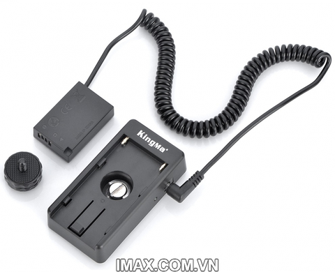 Bộ Giả Pin/ Pin ảo Dummy Battery Canon DR-LP-E17 và Đế pin Kingma BM-F980D